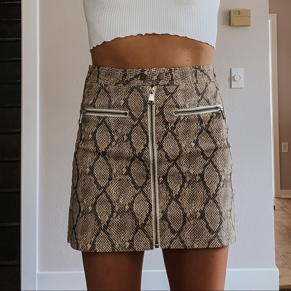 NWT Snake Skin Skirt